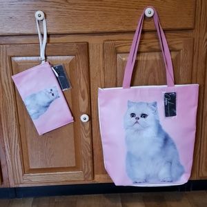 Tote bag and wristlet